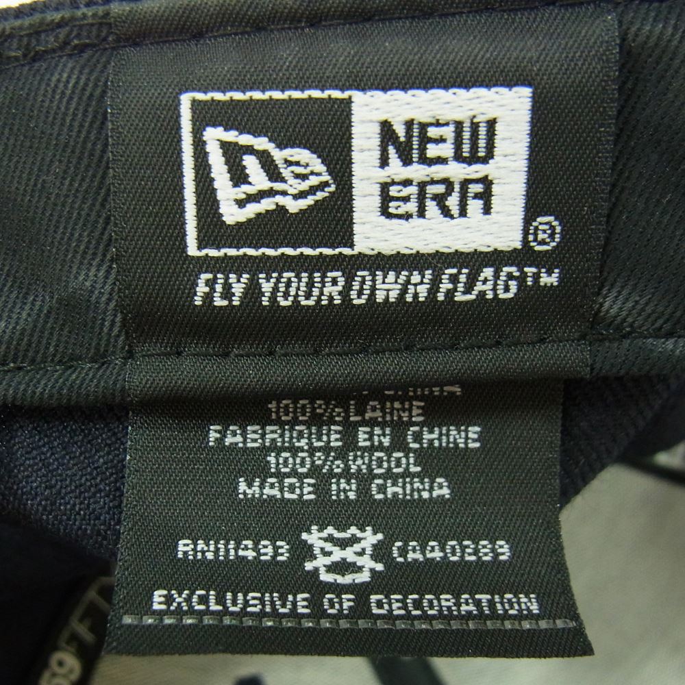 Yohji Yamamoto ヨウジヤマモト Y's ワイズ Newera ニューエラ ロゴ 刺繍 ベースボール キャップ ネイビー系 7　3/8【中古】