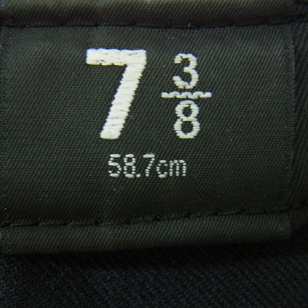 Yohji Yamamoto ヨウジヤマモト Y's ワイズ Newera ニューエラ ロゴ 刺繍 ベースボール キャップ ネイビー系 7　3/8【中古】