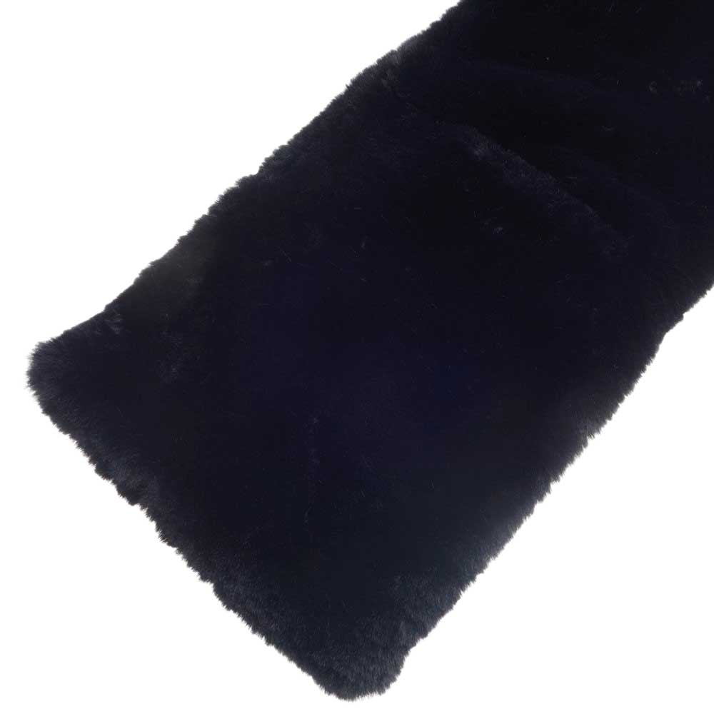 ノワール ケイニノミヤ コムデギャルソン AD2018 3B-J006 フェイクファー ハーネス ベスト ブラック系 S【中古】