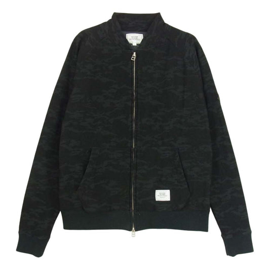 CRIMIE クライミー 裏地フリース カモ ブルゾン ジャケット ブラック系 S【中古】