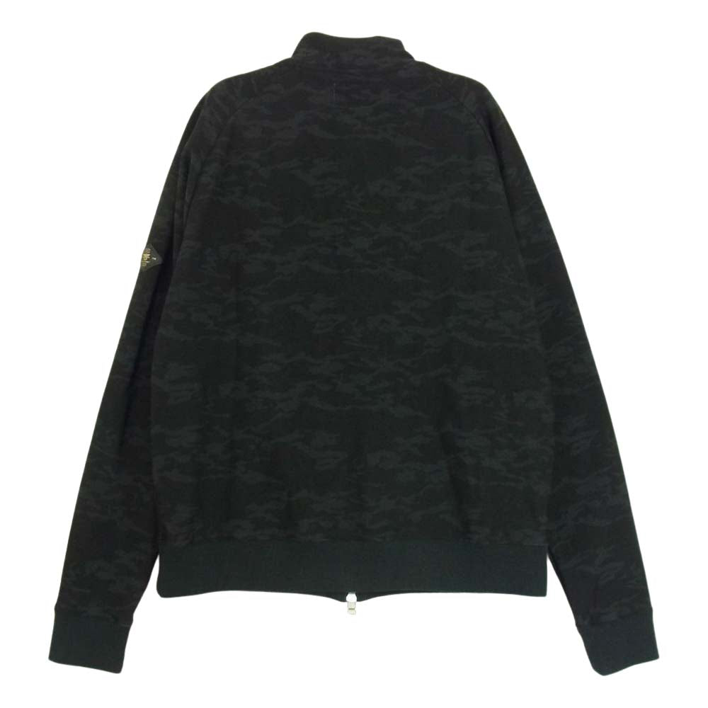 CRIMIE クライミー 裏地フリース カモ ブルゾン ジャケット ブラック系 S【中古】