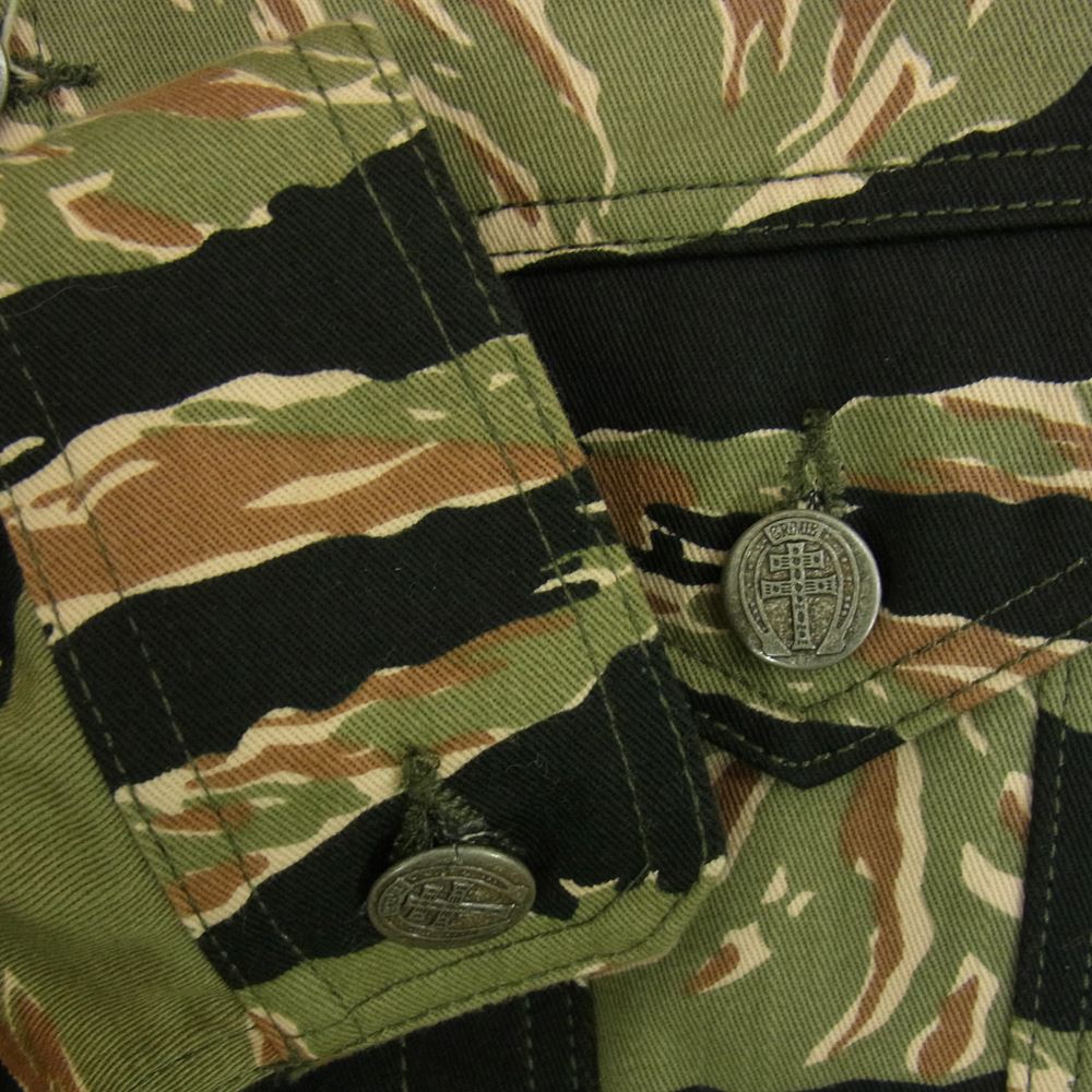 CRIMIE クライミー 3rd Type タイガーカモ トラック ジャケット カーキ系 M【中古】