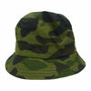 A BATHING APE アベイシングエイプ × Barbour バブアー エイプカモ バケット ハット カーキ系 M【中古】