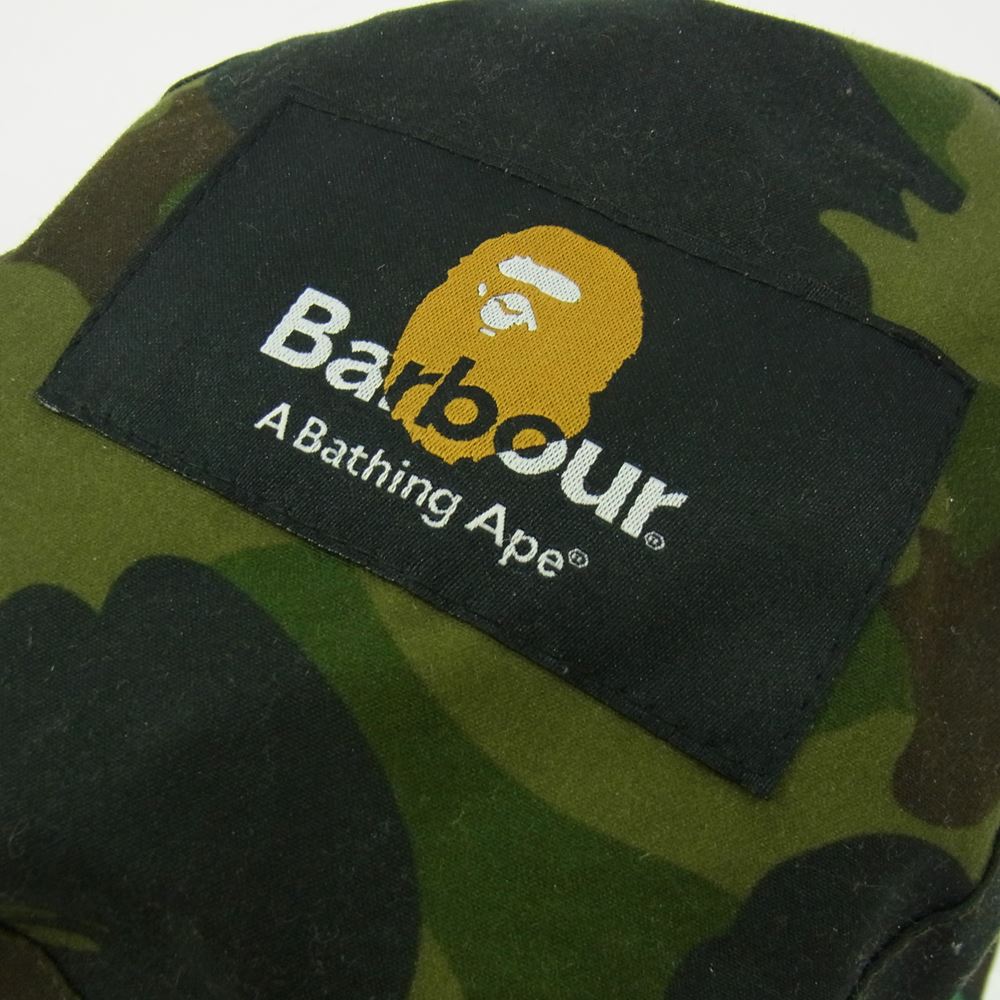 A BATHING APE アベイシングエイプ × Barbour バブアー エイプカモ