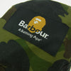 A BATHING APE アベイシングエイプ × Barbour バブアー エイプカモ バケット ハット カーキ系 M【中古】