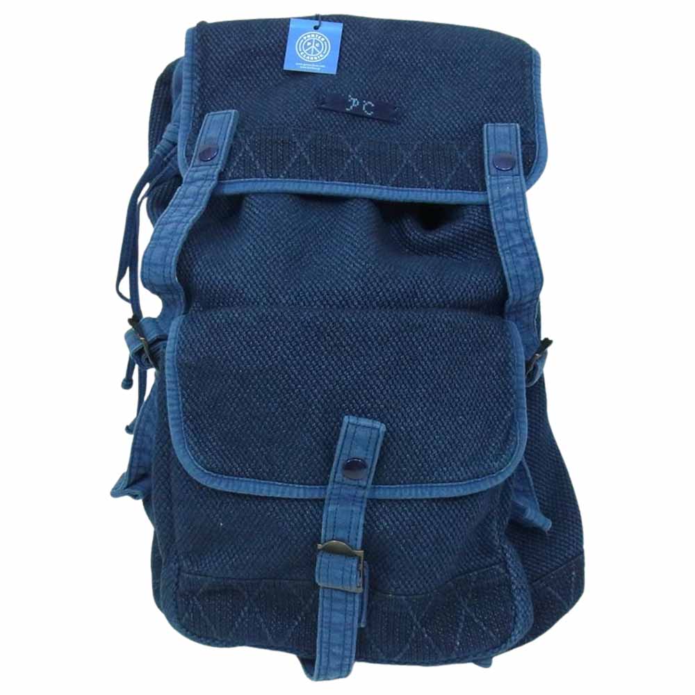 PORTER CLASSIC ポータークラシック KENDO RUCKSACK ケンドー剣道 刺子 リュックサック バックパック ネイビー系【極上美品】【中古】