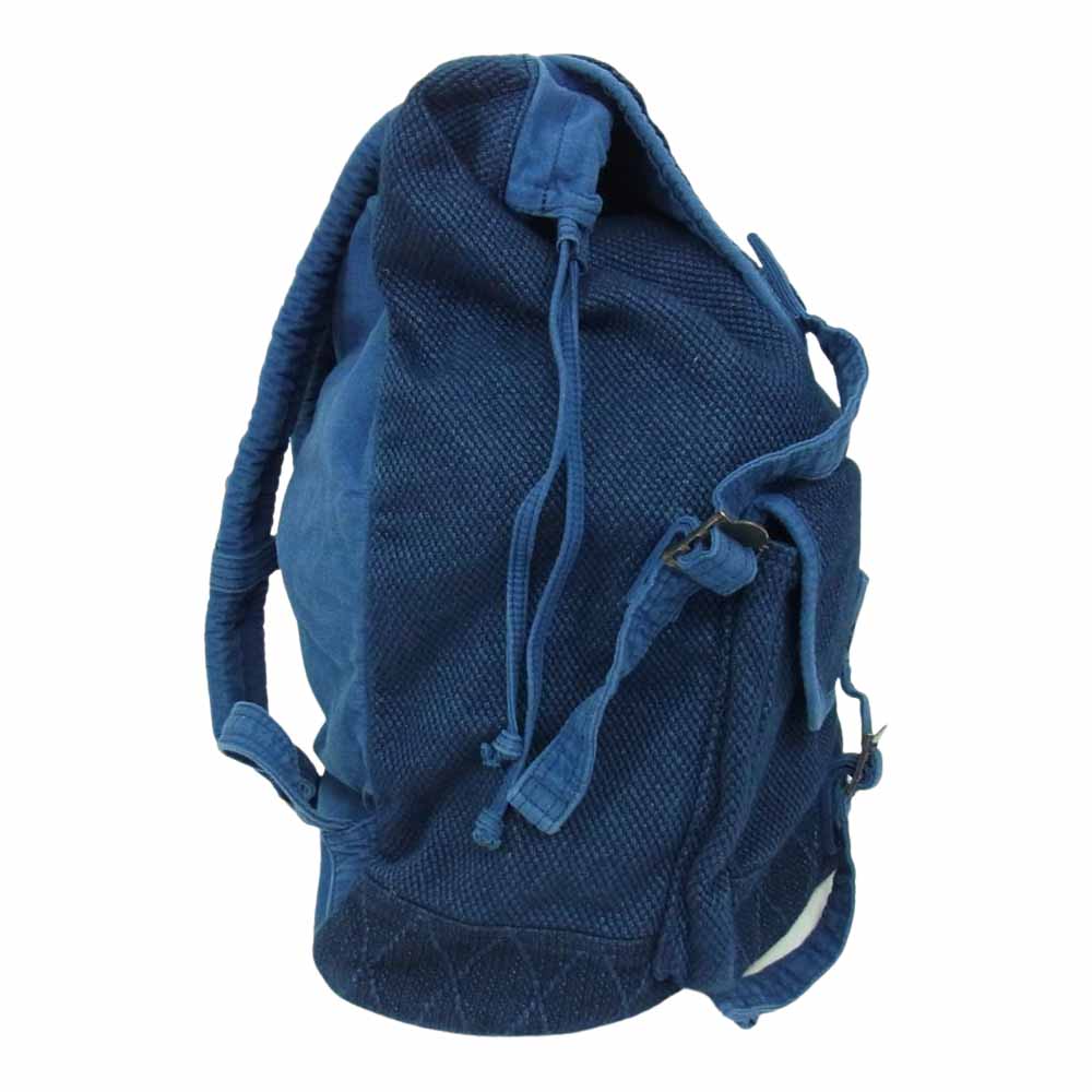 PORTER CLASSIC ポータークラシック KENDO RUCKSACK ケンドー剣道 刺子 リュックサック バックパック ネイビー系【極上美品】【中古】