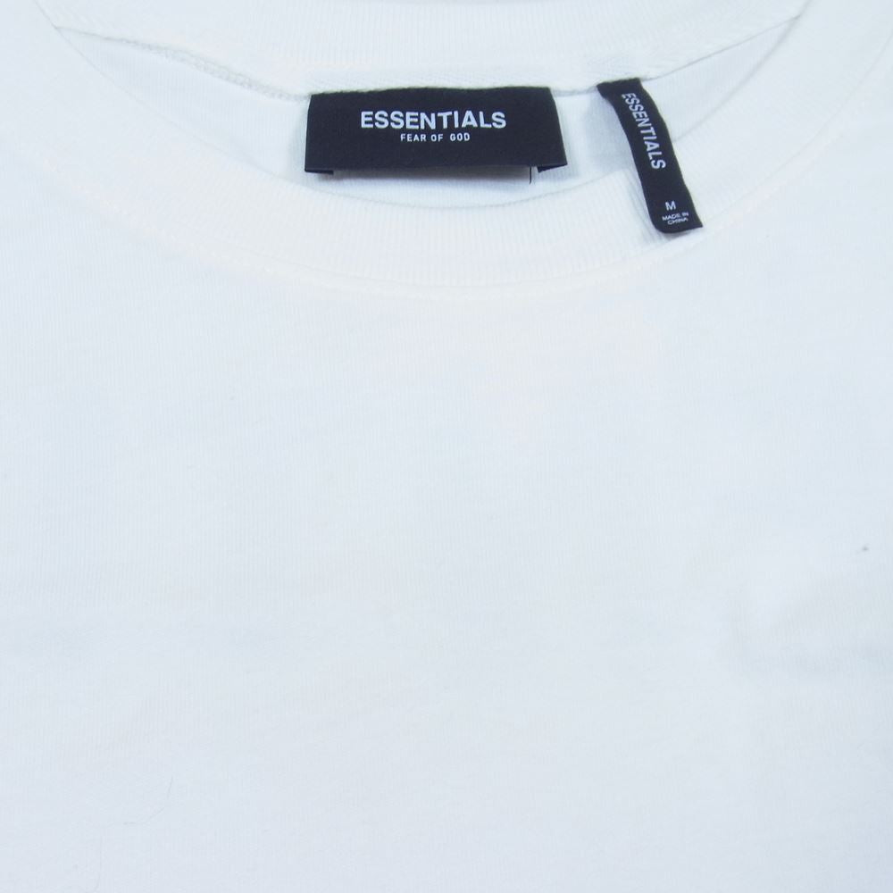 FEAR OF GOD フィアオブゴッド ESSENTIALS エッセンシャルズ バックプリント Tシャツ ホワイト系 M【中古】