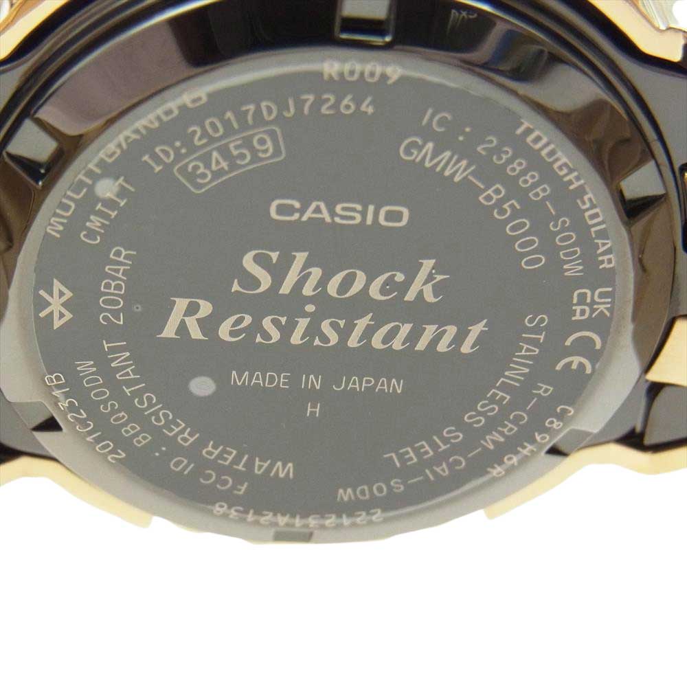 CASIO G-SHOCK カシオ ジーショック GMW-B5000GD-9JF フルメタル スクエア デジタル 電波ソーラー 腕時計 ウォッチ ゴールド系【新古品】【未使用】【中古】