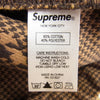 Supreme シュプリーム 20AW Houndstooth Logos Snap Front Jacket ハウンドトゥース ロゴ 千鳥 スナップ フロント ジャケット ライトブラウン系 M【新古品】【未使用】【中古】