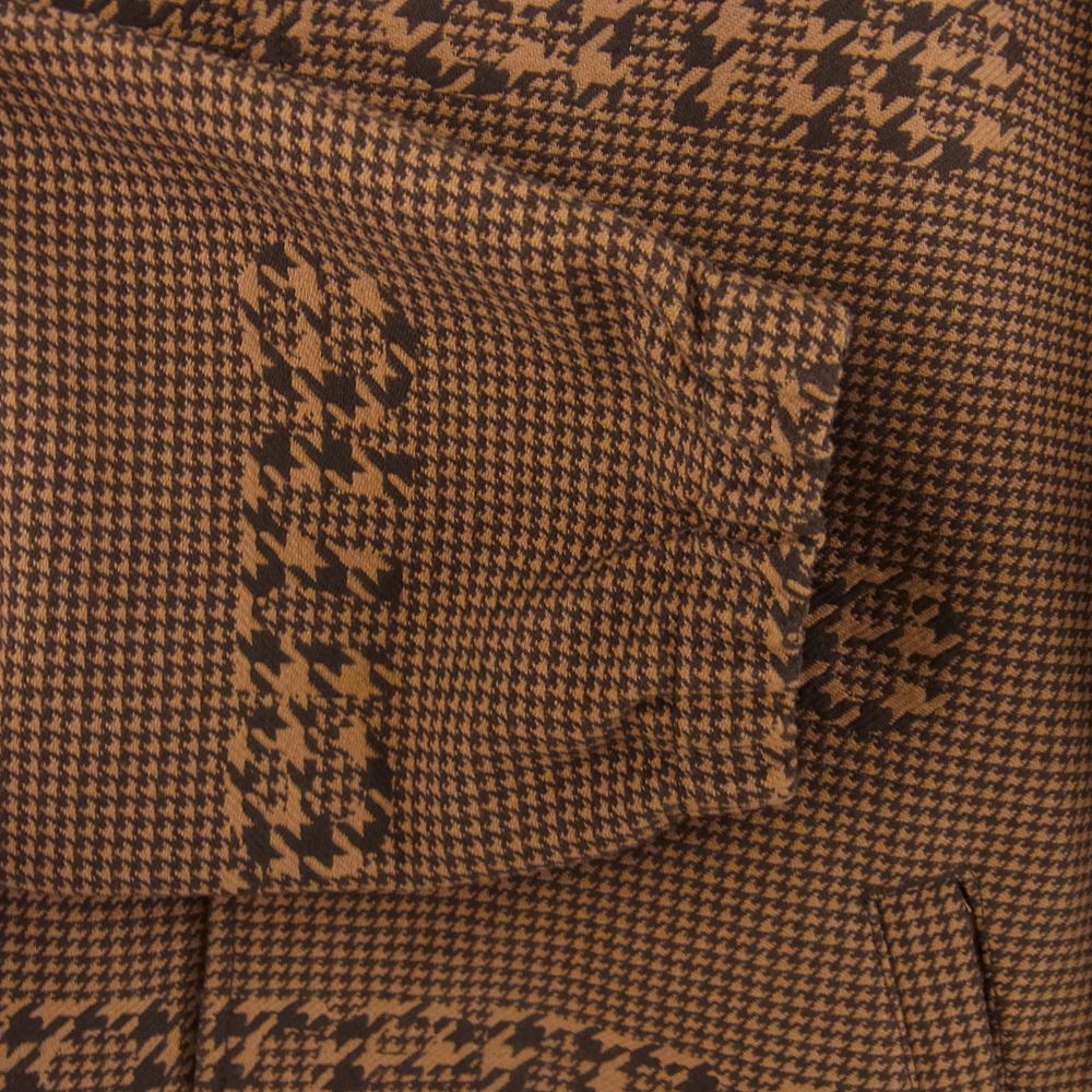 Supreme シュプリーム 20AW Houndstooth Logos Snap Front Jacket ハウンドトゥース ロゴ 千鳥 スナップ フロント ジャケット ライトブラウン系 M【新古品】【未使用】【中古】