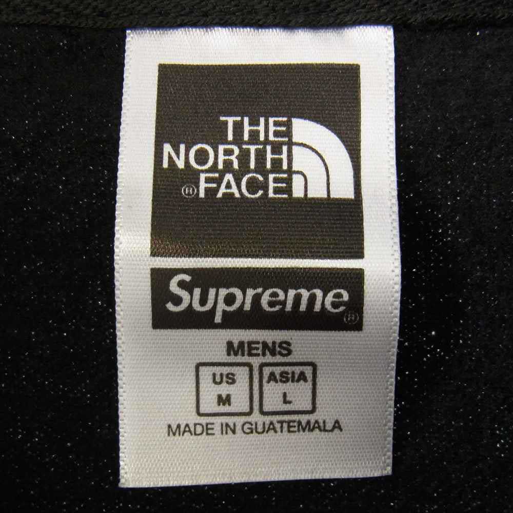 Supreme シュプリーム 22SS NT02208I × The North Face ノースフェイス Trekking Bandana Hooded Sweatshirt トレッキング バンダナ フーデッド スウェット プルオーバ― パーカー ブラック系 ライトブルー系 M【新古品】【未使用】【中古】
