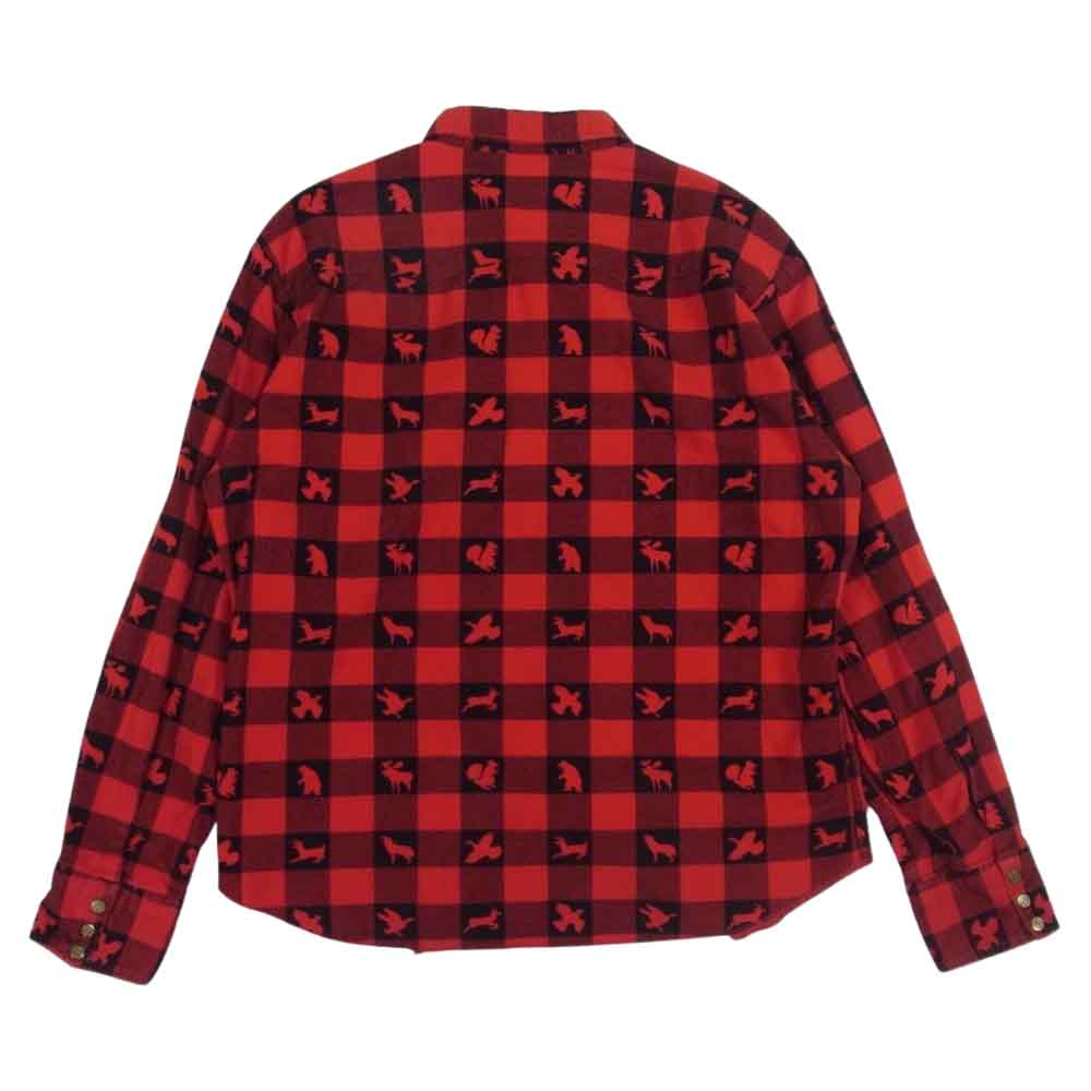 TENDERLOIN テンダーロイン T-WESTERN SHT W ウィンチェスター ウエスタン 長袖 シャツ レッド系 M【中古】