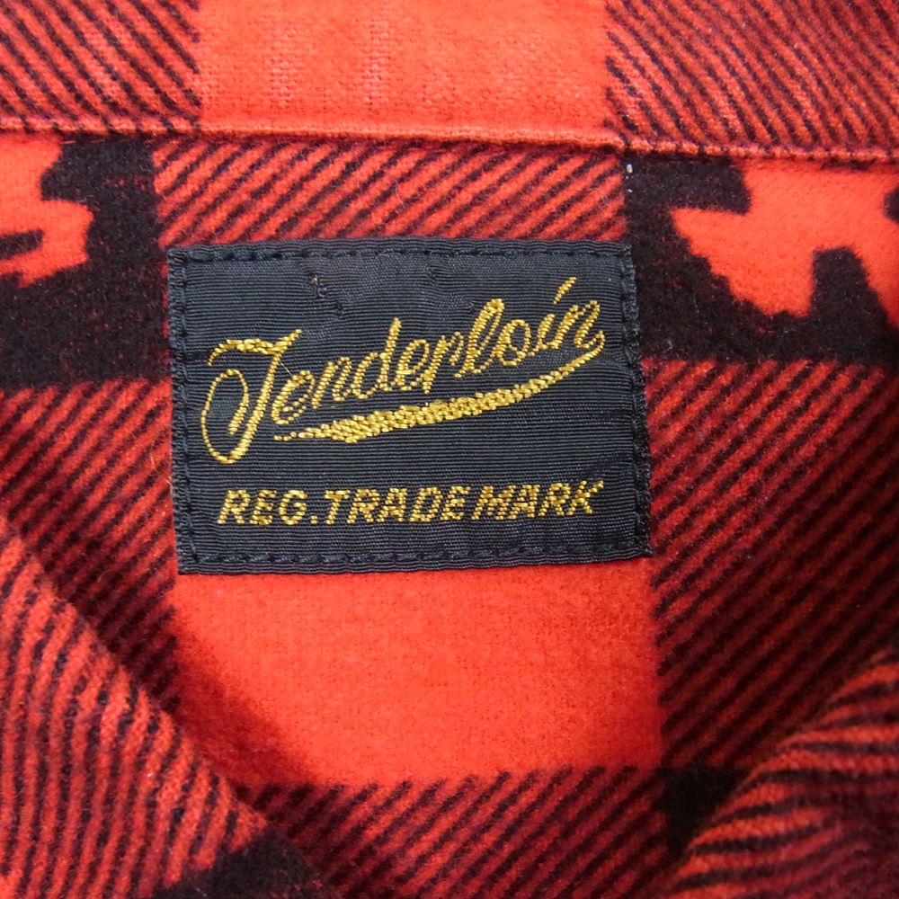TENDERLOIN テンダーロイン T-WESTERN SHT W ウィンチェスター ウエスタン 長袖 シャツ レッド系 M【中古】