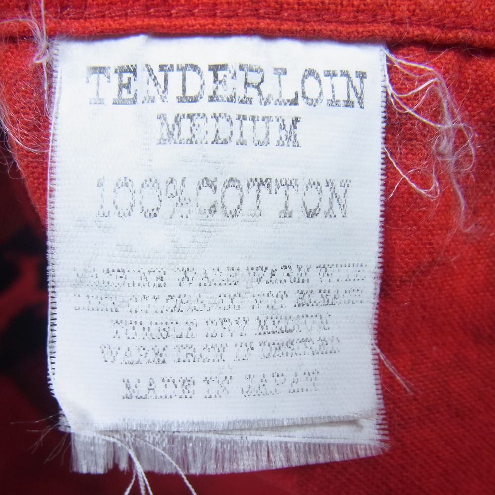 TENDERLOIN テンダーロイン T-WESTERN SHT W ウィンチェスター ウエスタン 長袖 シャツ レッド系 M【中古】