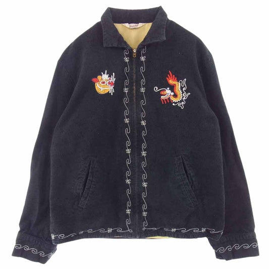 TENDERLOIN テンダーロイン T-SOUVENIR JKT スーベニア 刺繍 ジャケット ブラック系 M【中古】