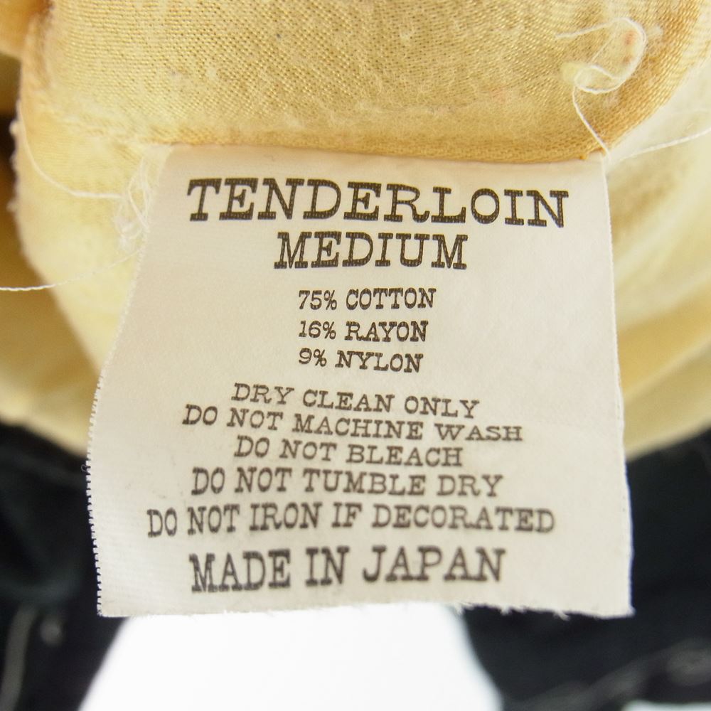 TENDERLOIN テンダーロイン T-SOUVENIR JKT スーベニア 刺繍 ジャケット ブラック系 M【中古】