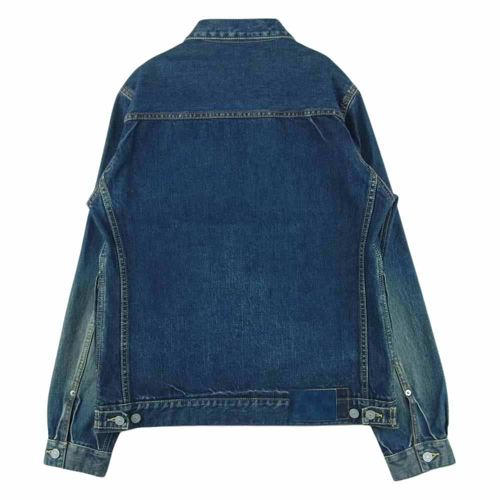 VISVIM ビズビム 19AW 0119205006004 DMGD-1003 101 デニム ジャケット 2nd Gジャン 日本製 インディゴブルー系 3【中古】