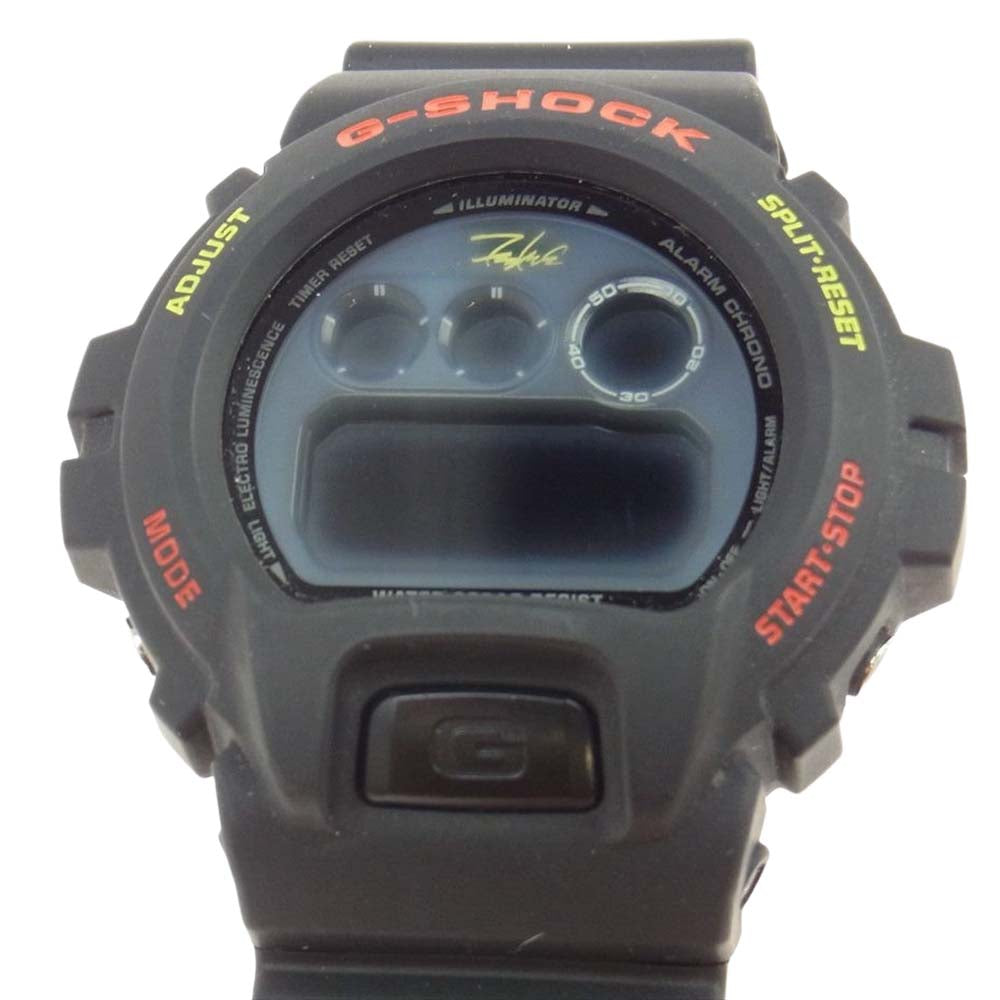 G-SHOCK ジーショック DW-6900 FUTURA LABORATORIES BE@RBRICK フューチュララボラトリーズ ベアブリック デジタル  ウォッチ 腕時計 ブラック系【美品】【中古】