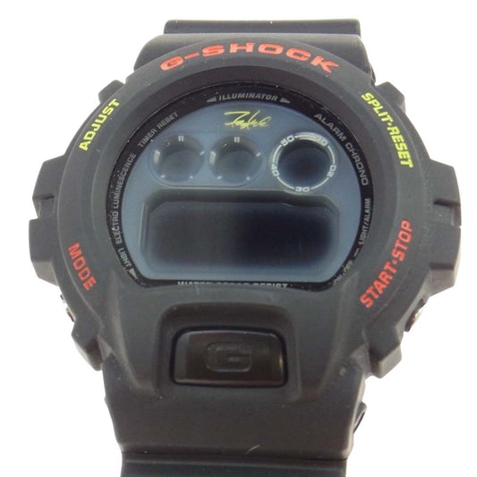 G-SHOCK ジーショック DW-6900 FUTURA LABORATORIES BE@RBRICK フューチュララボラトリーズ ベアブリック デジタル  ウォッチ 腕時計 ブラック系【美品】【中古】