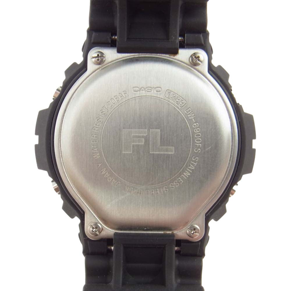 G-SHOCK ジーショック DW-6900 FUTURA LABORATORIES BE@RBRICK フューチュララボラトリーズ ベアブリック デジタル  ウォッチ 腕時計 ブラック系【美品】【中古】