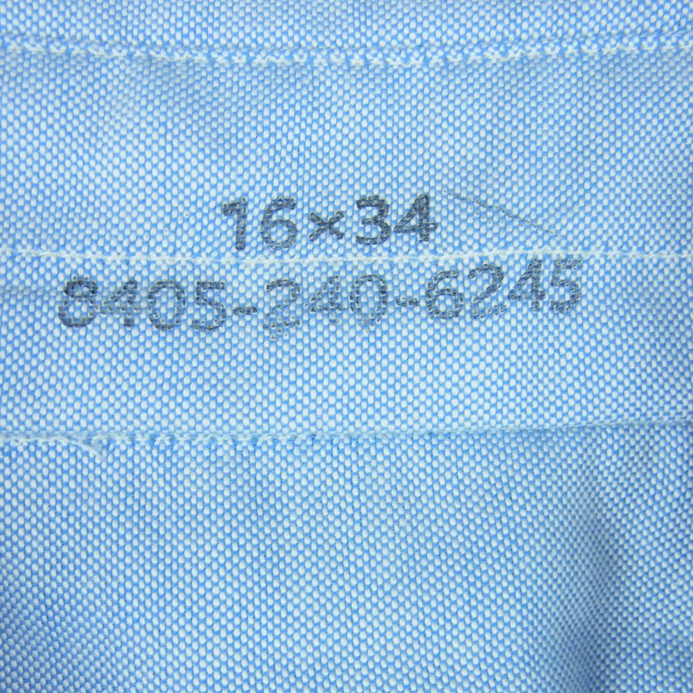 ANATOMICA アナトミカ 22SS USAF OXFORD SHIRTS オックスフォード 長袖 シャツ ライトブルー系 16 × 34【極上美品】【中古】