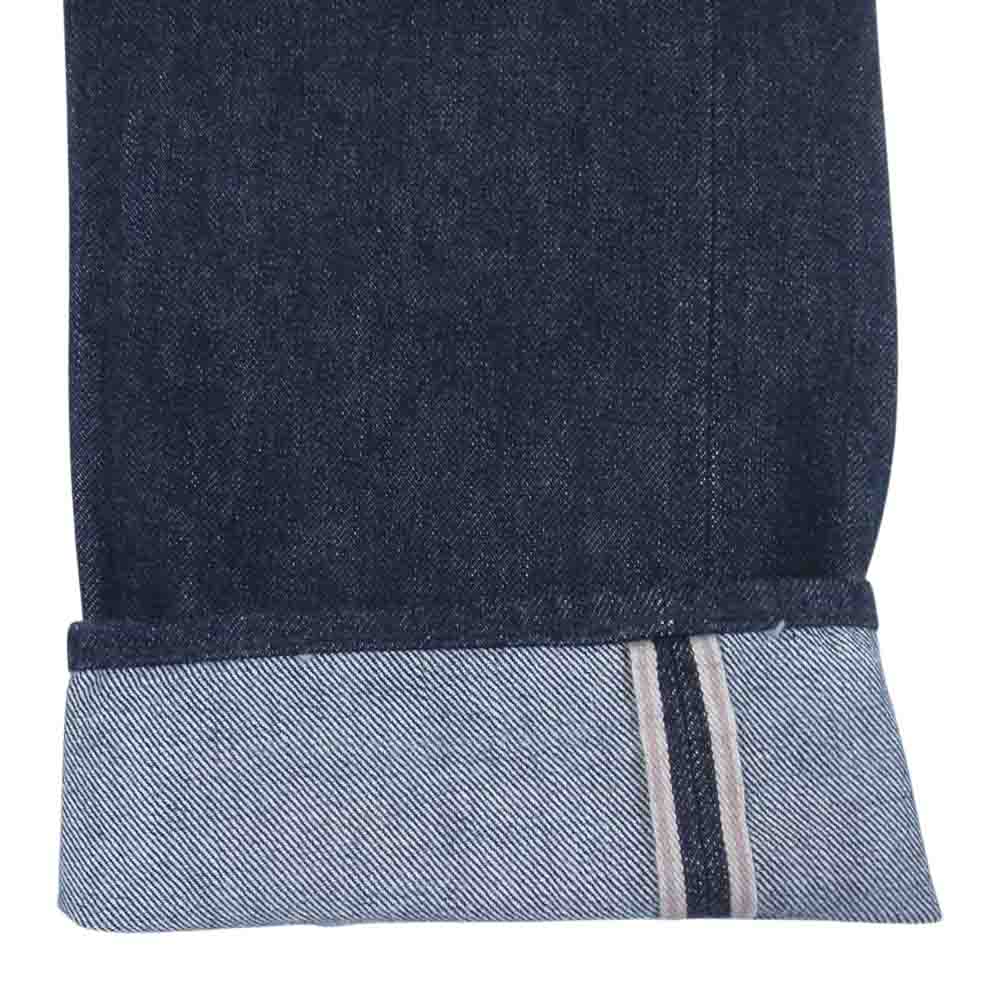 BONCOURA ボンクラ 072-915-4225 5ポケット ボタンフライ セルビッチ ストレート デニムパンツ ジーンズ インディゴブルー系 28【中古】