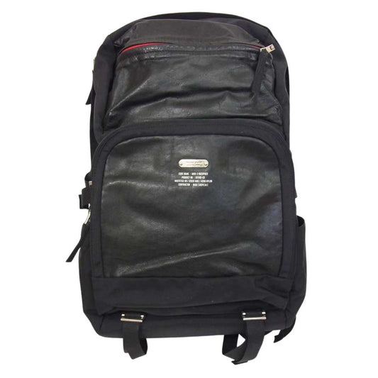 MASTERPIECE マスターピース 02560-C0 COLLECTORS コレクターズ 別注 SPEC mkn2 back pack レザー切替 リュックサック バックパック ブラック系【中古】