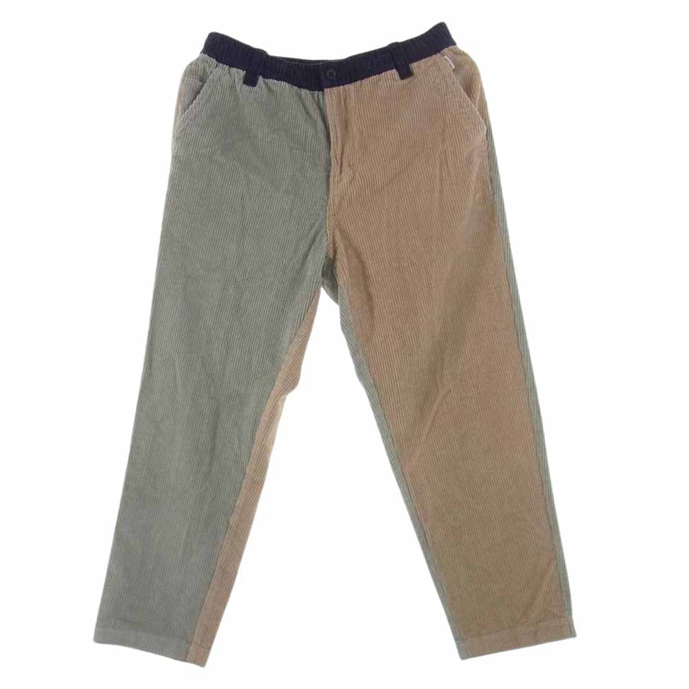 バンクスジャーナル クレイジーパターン コーデュロイ パンツ ブラウン系 グリーン系 32【中古】