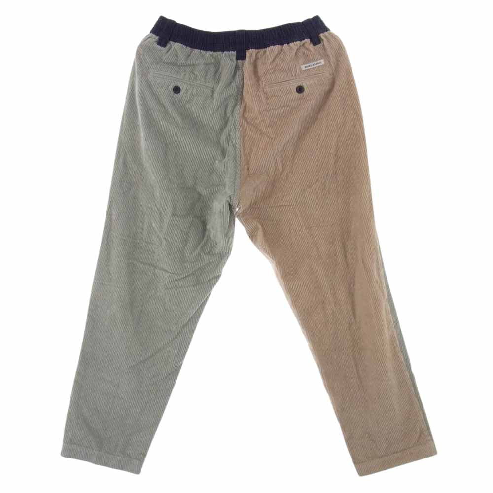 バンクスジャーナル クレイジーパターン コーデュロイ パンツ ブラウン系 グリーン系 32【中古】