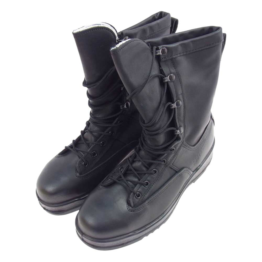 ヴェルビル USA製 GORE=TEX ゴアテックス スチールトゥ アーミーブーツ ブラック系 8.5Ｒ（26.5cm)【美品】【中古】