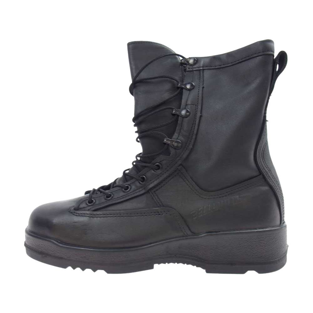 ヴェルビル USA製 GORE=TEX ゴアテックス スチールトゥ アーミーブーツ ブラック系 8.5Ｒ（26.5cm)【美品】【中古】