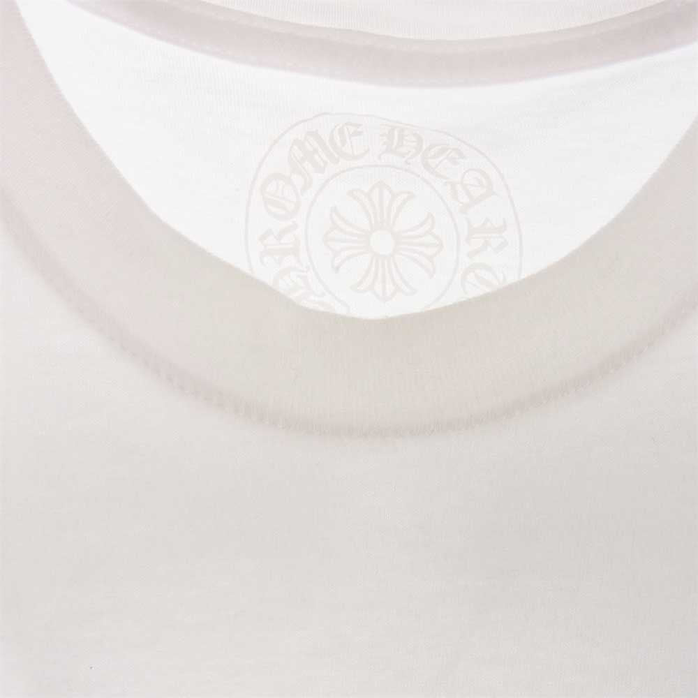 CHROME HEARTS クロムハーツ（原本無） 22SS 国内正規品 NEW MLTCOL CEM CRS SS バック マルチ セメタリー クロス プリント Tシャツ ホワイト系 L【中古】