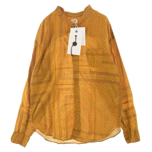 VISVIM ビズビム 20SS 0120105011005 KAFKA L/S BANDANA P.W.N.D. MUSTARD 長袖シャツ  イエロー系 2【中古】