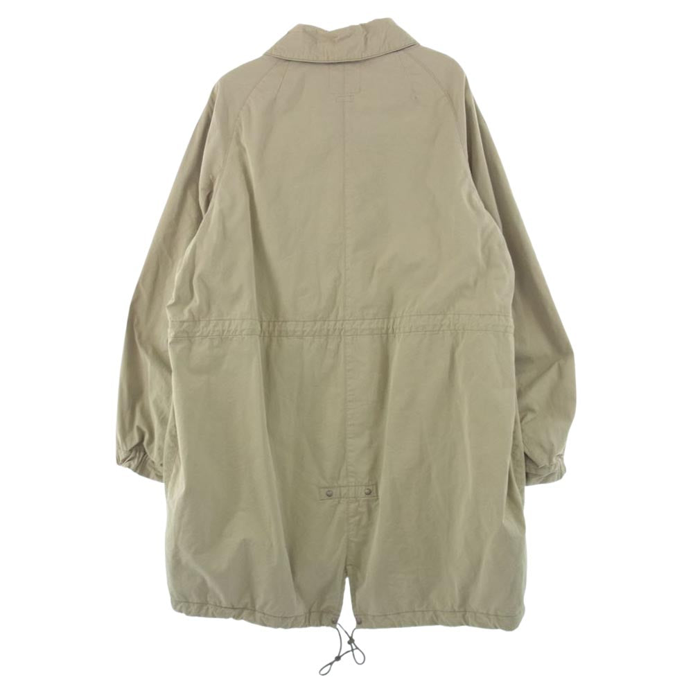 VISVIM ビズビム 22SS 0122105013019 Levinson fishtail DAMAGED加工 天然染料加工 泥染 フィッシュテール モッズ ミリタリー コート ライトグリーン系 2【極上美品】【中古】
