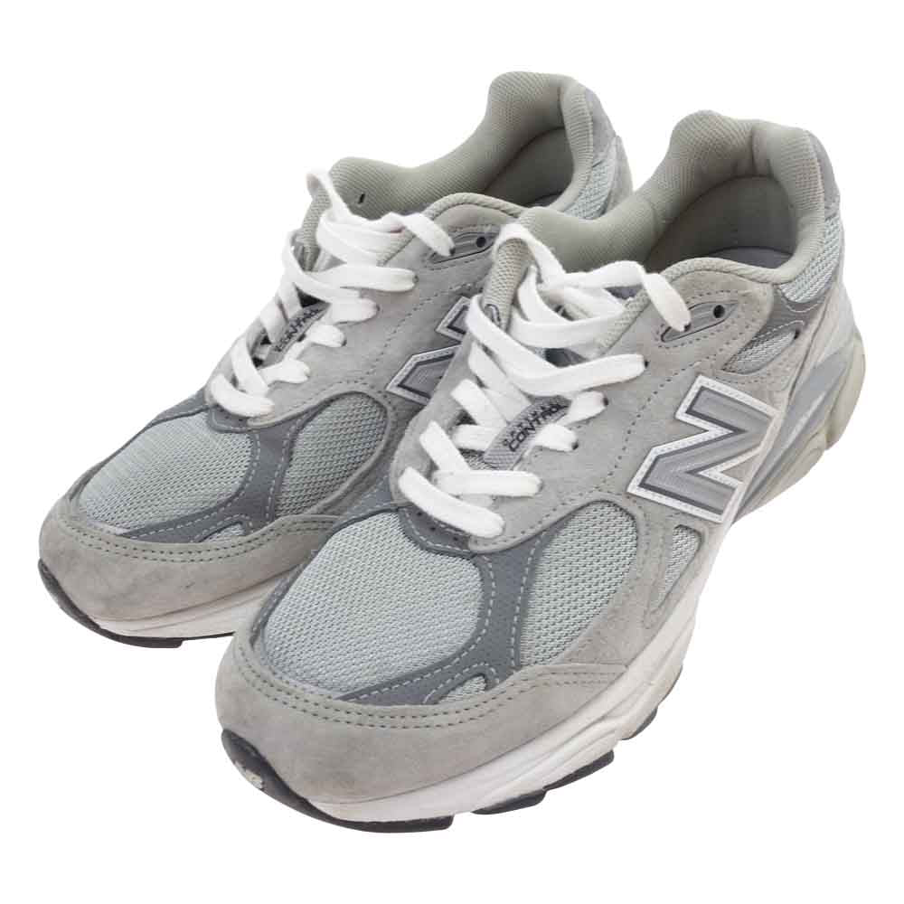 NEW BALANCE ニューバランス M990GY3 USA製 ローカットスニーカー グレー系 26.5㎝【中古】