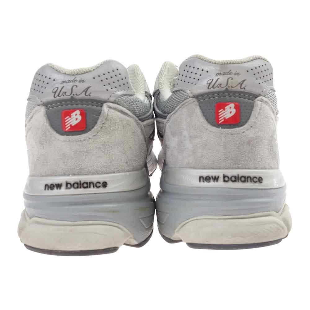 NEW BALANCE ニューバランス M990GY3 USA製 ローカットスニーカー グレー系 26.5㎝【中古】