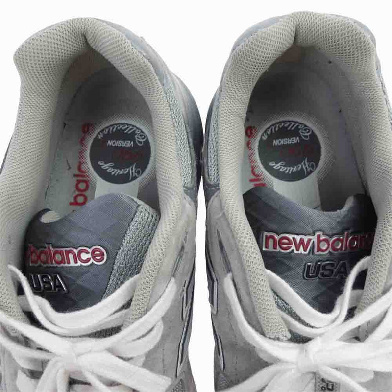 NEW BALANCE ニューバランス M990GY3 USA製 ローカットスニーカー グレー系 26.5㎝【中古】