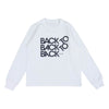 Sacai サカイ 22AW BACK TO ロゴ レイヤード カットソー ホワイト系 0（XS）【中古】