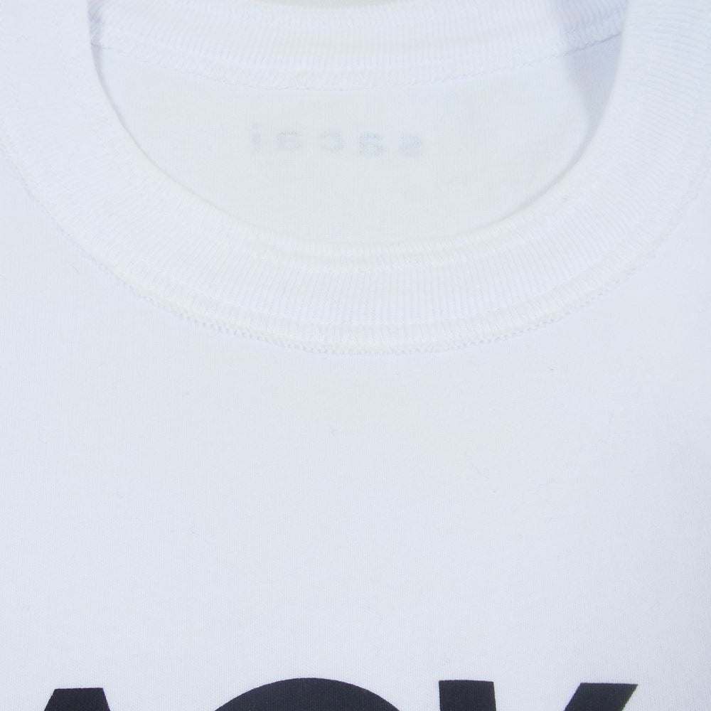 Sacai サカイ 22AW BACK TO ロゴ レイヤード カットソー ホワイト系 0（XS）【中古】