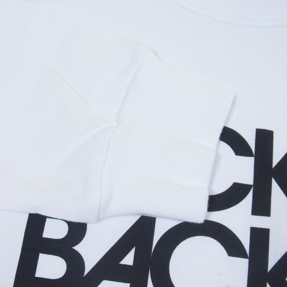Sacai サカイ 22AW BACK TO ロゴ レイヤード カットソー ホワイト系 0（XS）【中古】