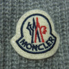 MONCLER モンクレール H10939G00002 M1900 GIROCOLLO CON CAPPUC ワッペン付 カシミヤ混 プルオーバー ニット パーカー グレー系 S【中古】