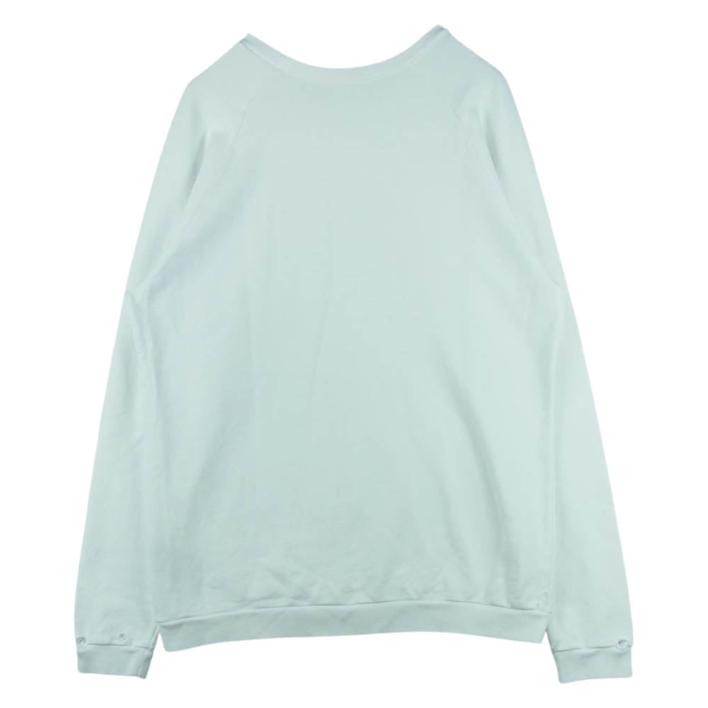 RAF SIMONS ラフシモンズ 21SS A01-127 ARCHIVE REDUX SWEATER WITH WORDING PATCHES WHITE テロ期 アーカイブ リダックス スウェット ホワイト系 M【中古】