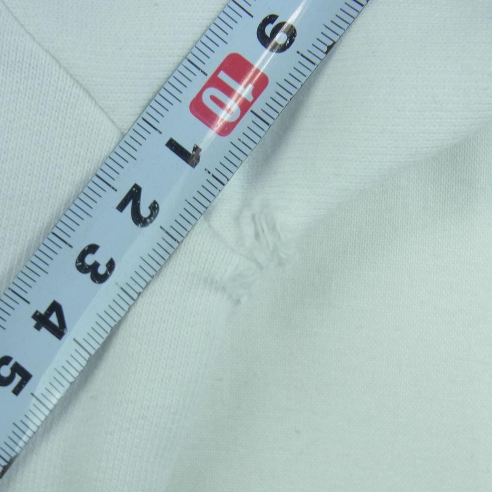 RAF SIMONS ラフシモンズ 21SS A01-127 ARCHIVE REDUX SWEATER WITH WORDING PATCHES WHITE テロ期 アーカイブ リダックス スウェット ホワイト系 M【中古】