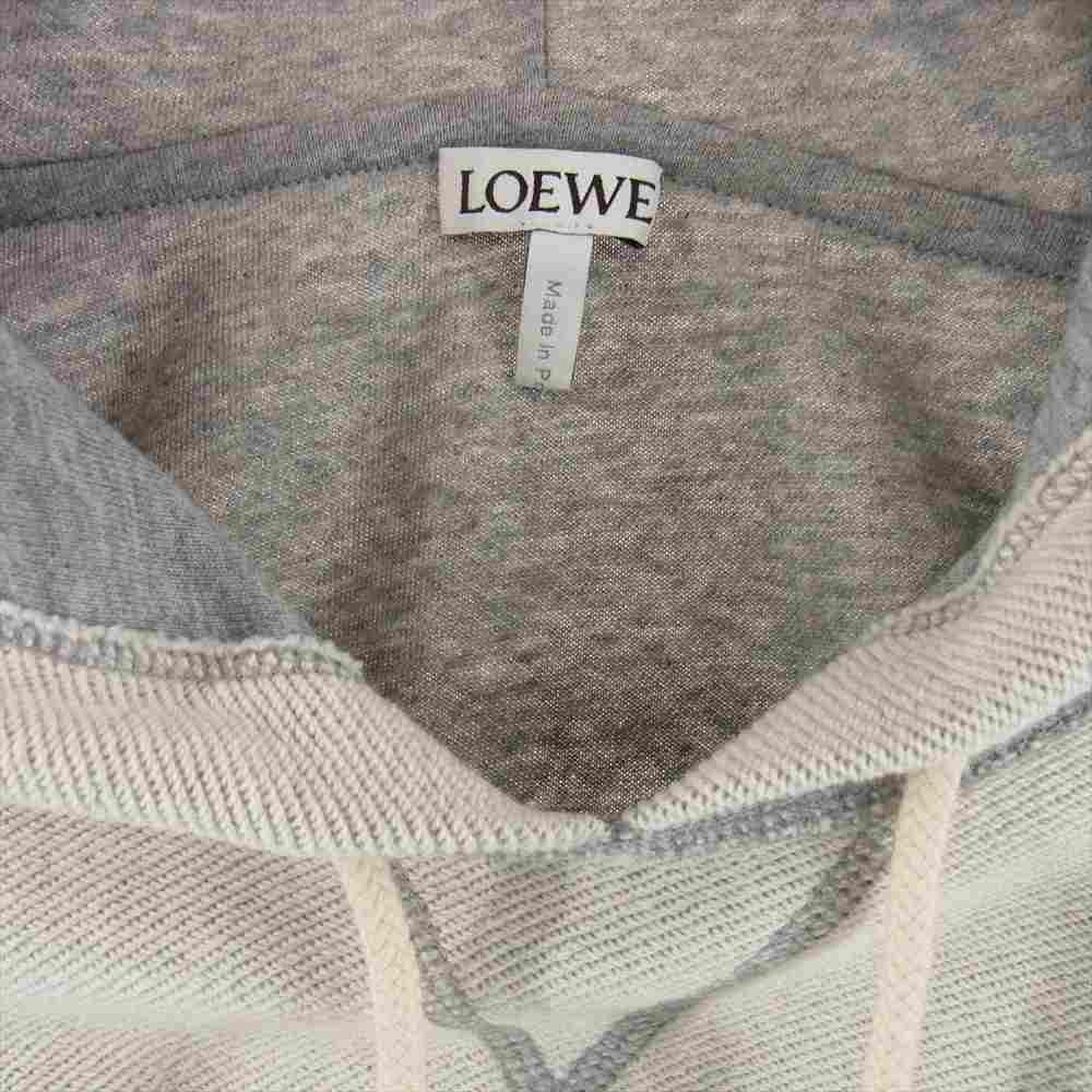 LOEWE ロエベ S359341X98 ロエベ アナグラム フーディー スウェットパーカー プルオーバー グレー系 M【中古】