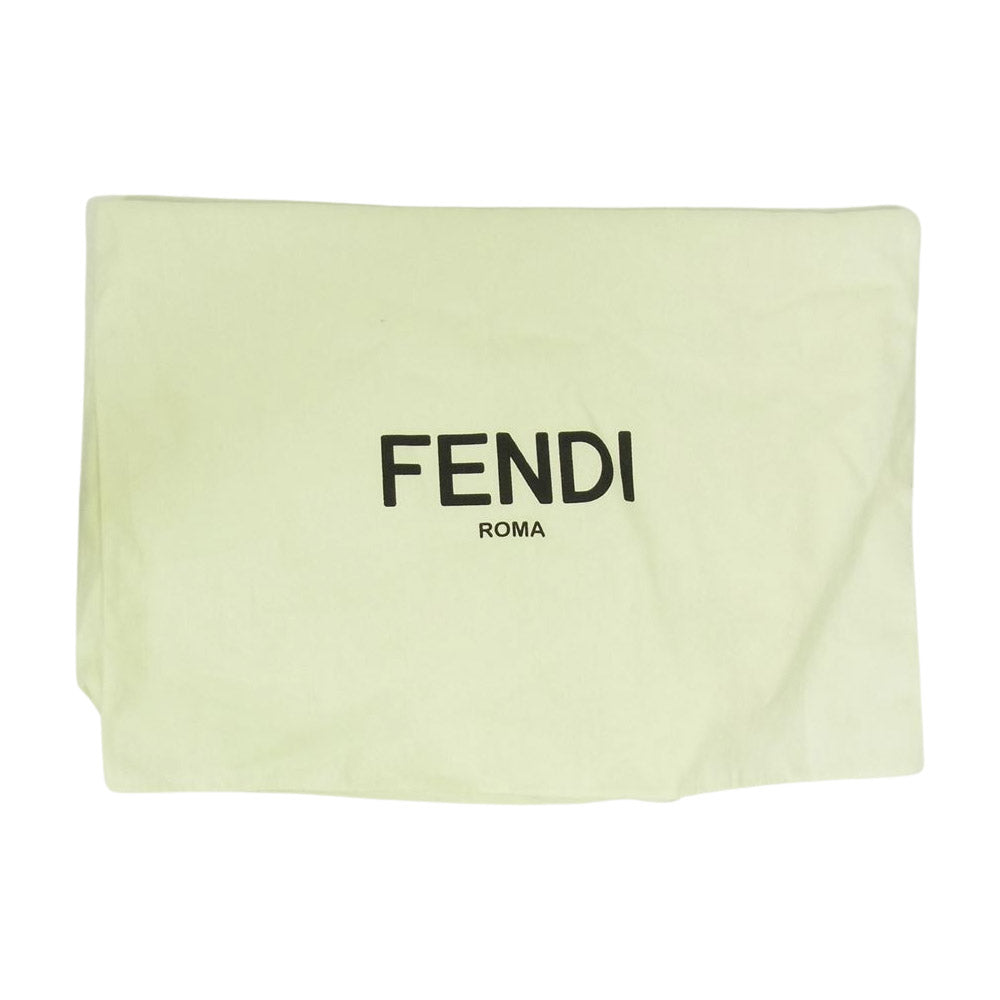 FENDI フェンディ FXQ632 A401 ズッカ柄 ファーハット ブラウン系 S【中古】