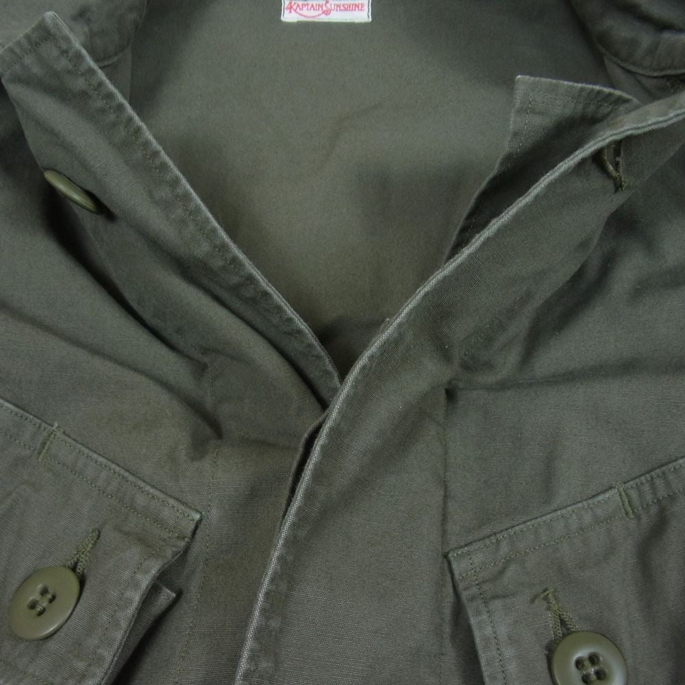 キャプテンサンシャイン KS3FJK01 KS 1ST FATIGUE JACKET ミリタリー ファティーグ ジャケット カーキ系 40【中古】
