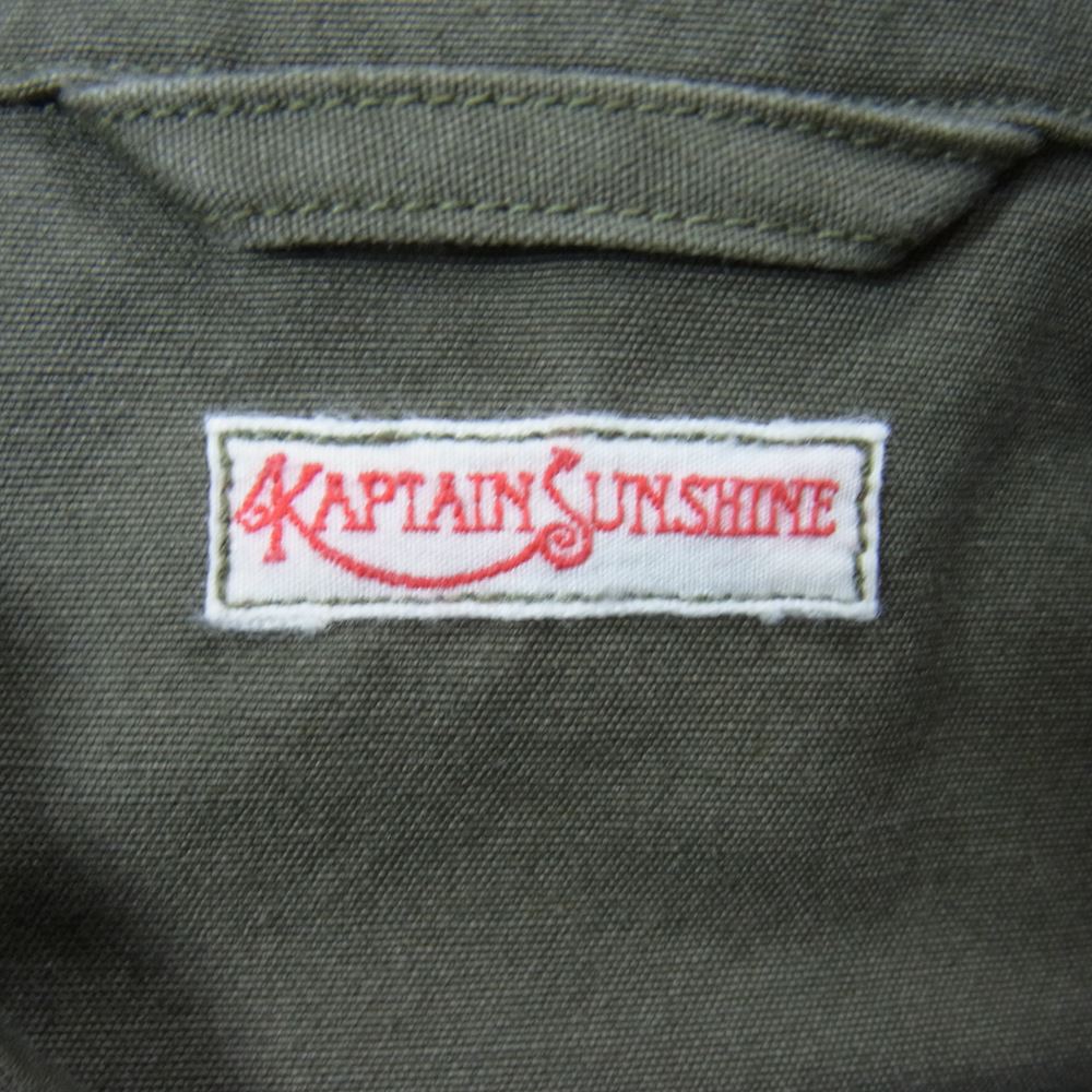 キャプテンサンシャイン KS3FJK01 KS 1ST FATIGUE JACKET ミリタリー ファティーグ ジャケット カーキ系 40【中古】