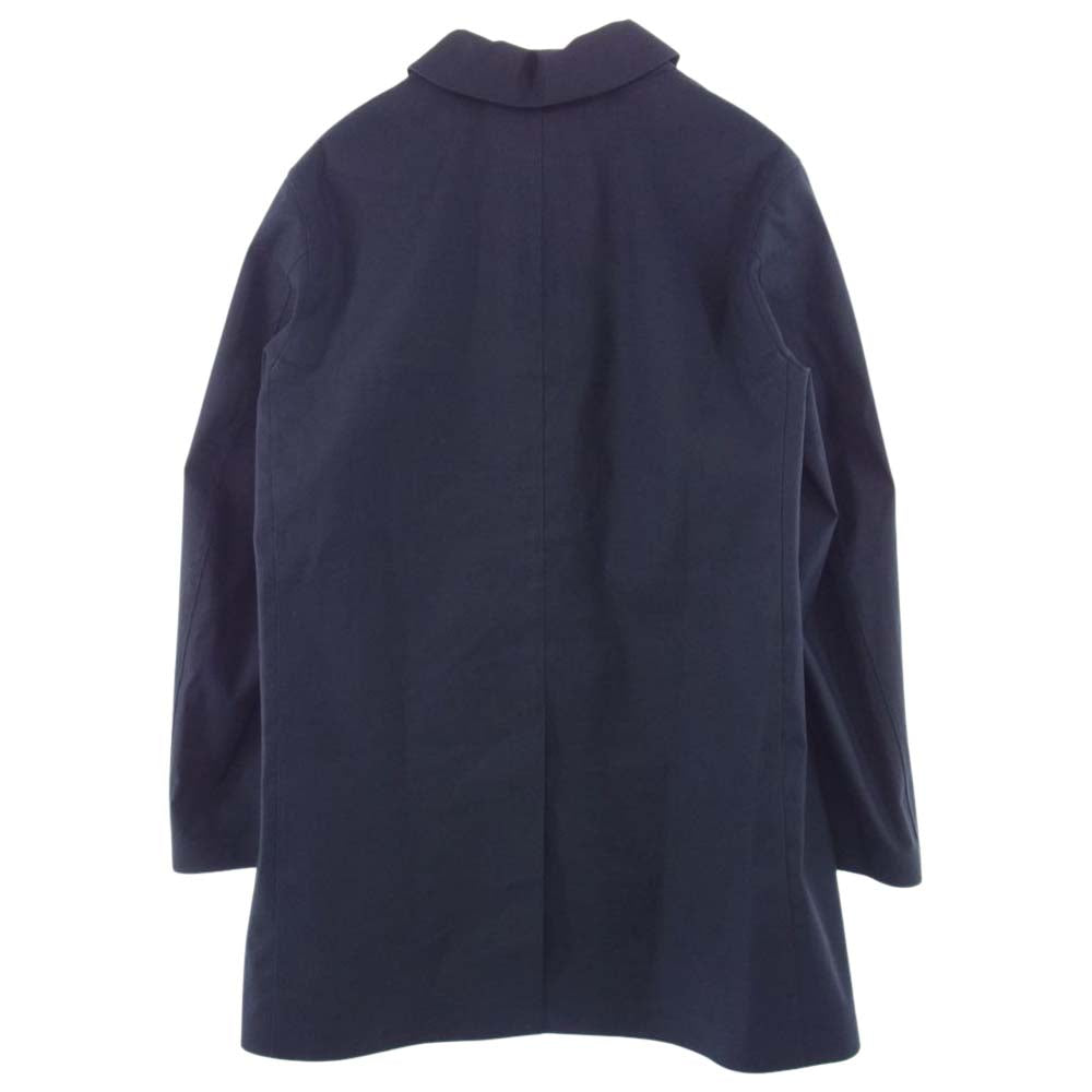 Mackintosh マッキントッシュ DUNKELD ダンケルド スコットランド製 ゴム引き ウールライナー付き ステンカラーコート ネイビー系 40【中古】