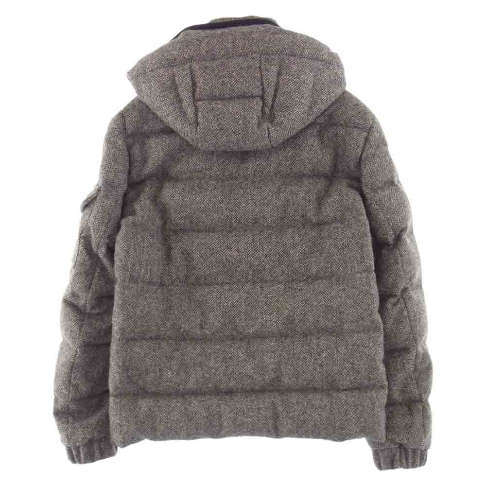 MONCLER モンクレール 320914197205 国内正規品 CHIMAY ヘリンボーン ツイード ウール ダウンジャケット グレー系【中古】
